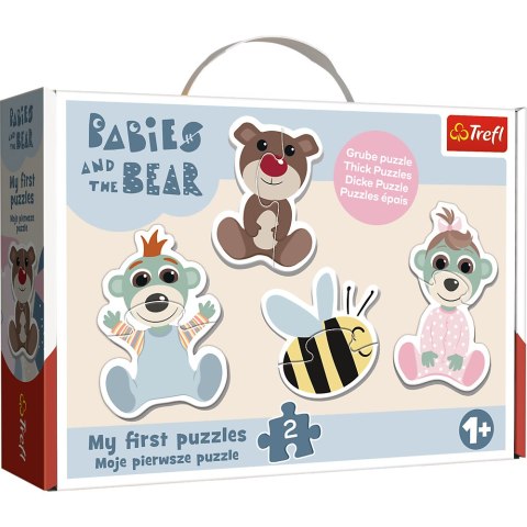 TREFL 36139 Puzzle Baby Classic Przyjacielskie Bobaski