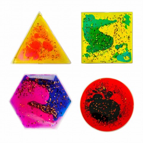 TULLO 710 Zabawki sensoryczne z cieczą squishy 4 kształty