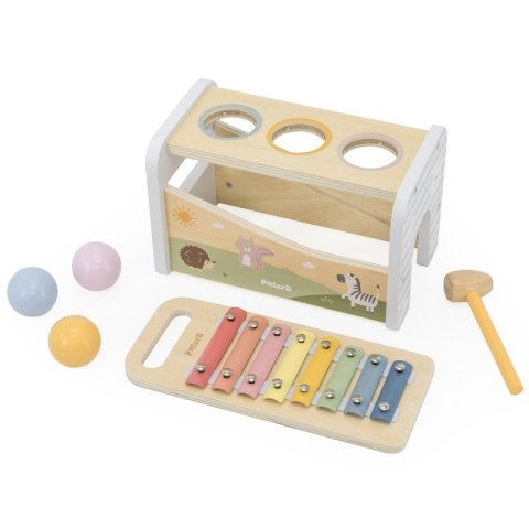 VIGA 44270 Drewniana Wybijanka + Cymbałki 2w1