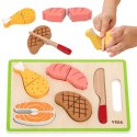 VIGA 44791 Zestaw do krojenia Mięsa - Realistyczna Zabawka