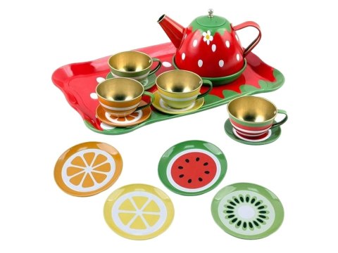 Zestaw Kawowy, do Parzenia Herbaty Kawy Czajnik Filiżanki + Akcesoria 16 el.