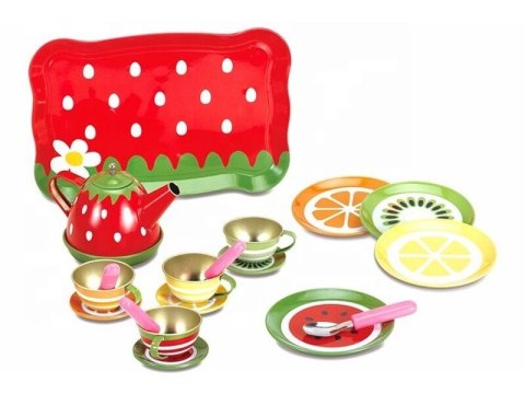 Zestaw Kawowy, do Parzenia Herbaty Kawy Czajnik Filiżanki + Akcesoria 16 el.