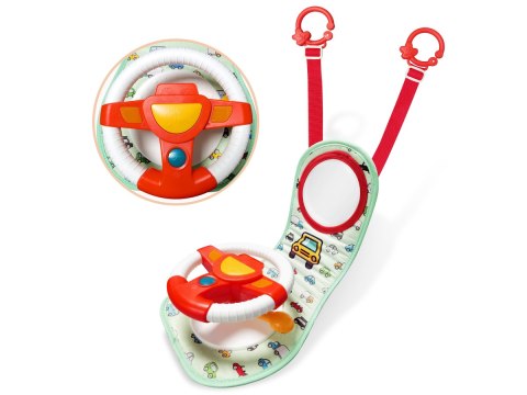 Zestaw Małego Kierowcy Edukacyjna KIEROWNICA DO SAMOCHODU Auta Interaktywna Mata
