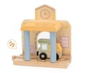 Viga 44257N PolarB Drewniana kolejka z torami i stacją