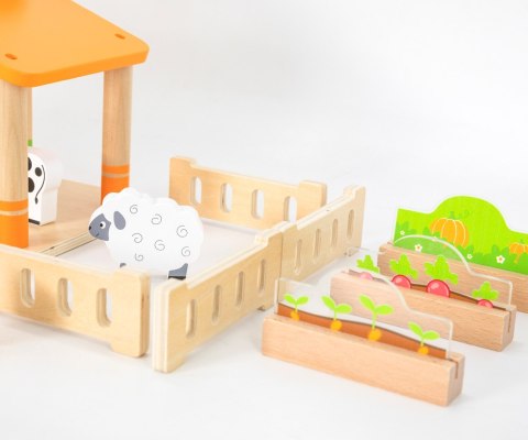 Viga 44804 Drewniana farma z akcesoriami