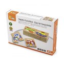 Viga Układanka drewniana puzzle magnetyczne - pojazdy Certyfikat FSC