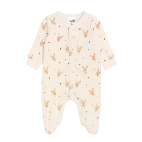 BABY 01978 Pajac niemowlęcy prążek Królik 56/62