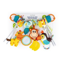 BALIBAZOO BB 82818 Zawieszka do wózka Kolorowa dżungla