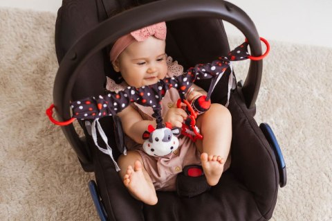 BALIBAZOO BB 82819 Zawieszka do wózka Kontrastowa krowa