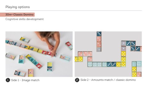 Domino Rally XL od Taf Toys - Edukacyjna Gra i Zabawa dla Maluchów