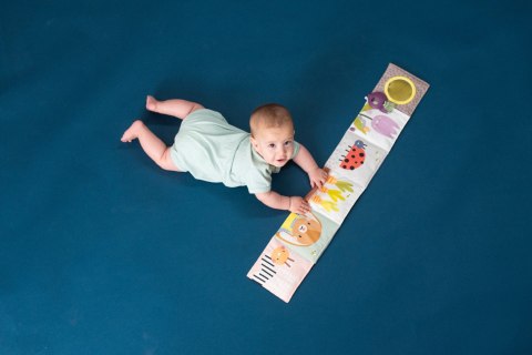 Dwustronna Książeczka Sensoryczna Urban Garden - Stymulacja Wzrokowa i Rozwój Zmysłów dla Maluchów