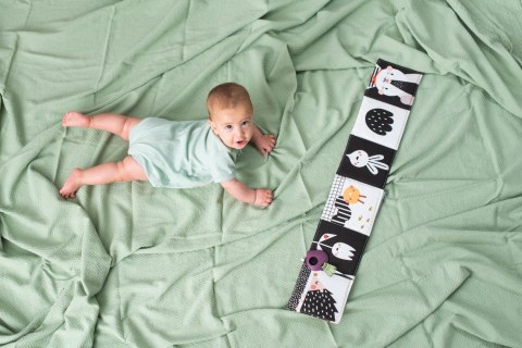 Dwustronna Książeczka Sensoryczna Urban Garden - Stymulacja Wzrokowa i Rozwój Zmysłów dla Maluchów