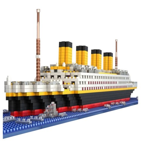 Klocki Konstrukcyjne Statek Titanic Model Statku 3D 1878 el.