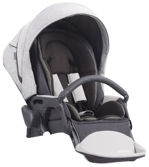 SIEDZISKO BRESSO GREY 22 Bebetto - tapicerka wózka dziecięcego