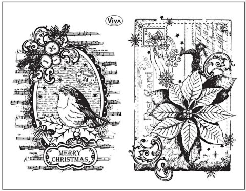 Stemple VivaDECOR Rudzik i Poinsecja