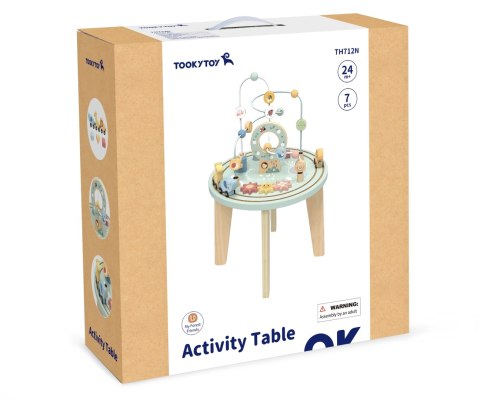 Tooky Toy TH712N Stolik edukacyjny Zoo