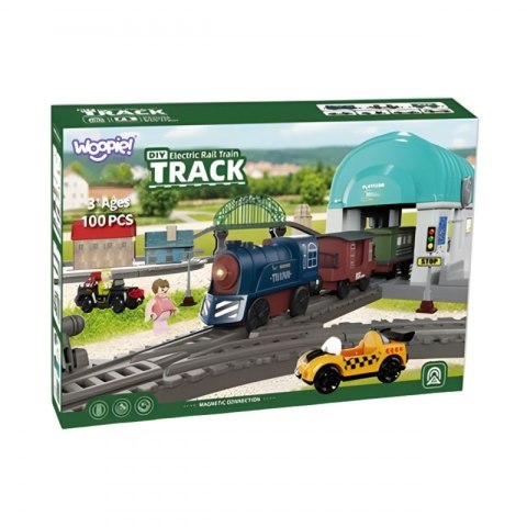 WOOPIE 57451 Kolejka elektryczna Pociąg Baterie Lokomotywa