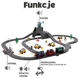 WOOPIE 57468 Elektryczna Kolejka Retro 76el.