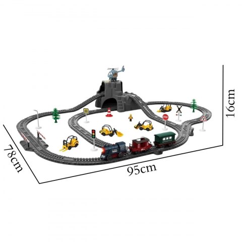 WOOPIE 57468 Elektryczna Kolejka Retro 76el.