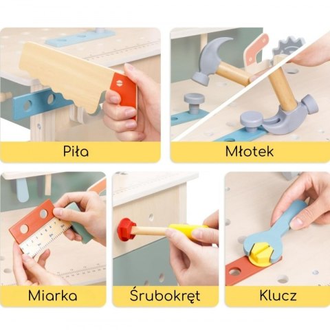 WOOPIE 58250 GREEN Drewniany Warsztat STEM