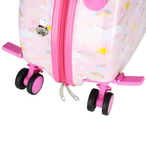 Walizka podróżna dla dzieci na kółkach bagaż podręczny jednorożec
