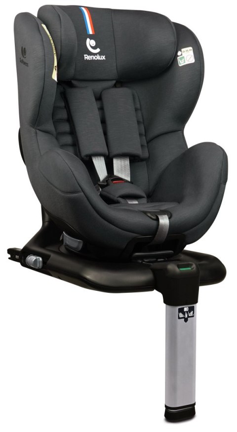 Fotelik Obrotowy Renolux Gaia ACCESS i-Size Quartz (61-105 cm)