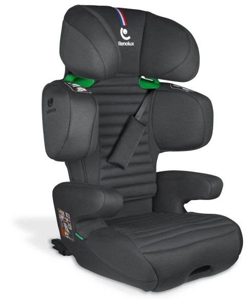 Fotelik Samochodowy Renolux Renofix 2 Quartz Softness® - Isofix R129 (100-150 cm)