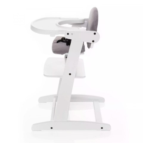 GROW-UP krzesełko do karmienia White Grey