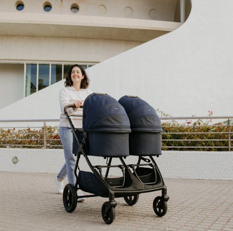 Gondola M.Twin X Blueberry - Oddychająca i Komfortowa dla Noworodka