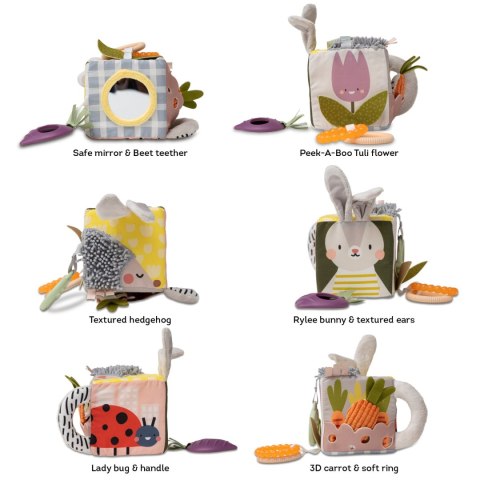 Kostka Sensoryczna z Przyjaciółmi Urban Garden - Zabawa Pełna Odkryć