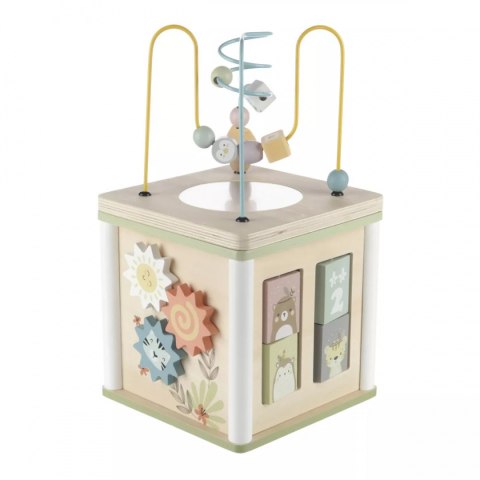 Kostka atywności drewniana