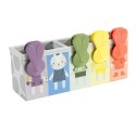 Królicza Zabawa - Edukacyjna Zabawka z Klipsami do Rozwoju Motoryki i Kolorów