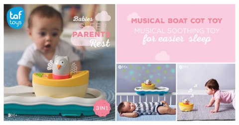 Łódka Marzeń Taf Toys: Muzyczna Zabawka Wspierająca Rozwój i Motorykę