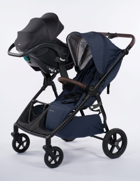 M.Twin x Wózek Bliźniaczy Mast Swiss Design - Blueberry (Koła HP)