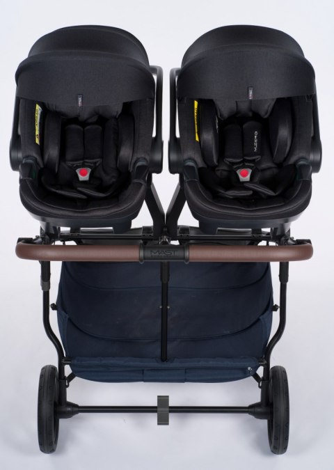 M.Twin x Wózek Bliźniaczy Mast Swiss Design - Blueberry (Koła HP)