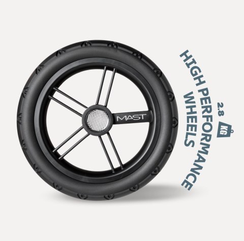 M.Twin x Wózek Bliźniaczy Mast Swiss Design - Blueberry (Koła HP)