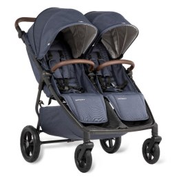 M.Twin x Wózek Bliźniaczy Mast Swiss Design - Blueberry (Koła Light)