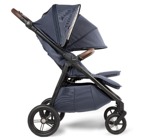 M.Twin x Wózek Bliźniaczy Mast Swiss Design - Blueberry (Koła Light)