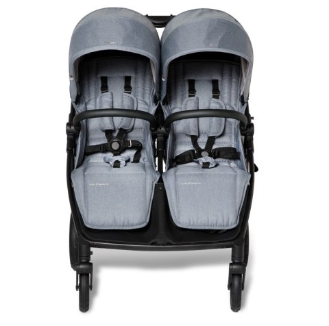 M.Twin x Wózek Bliźniaczy Mast Swiss Design - Glacier Lake, Koła HP, Regulowana Rączka