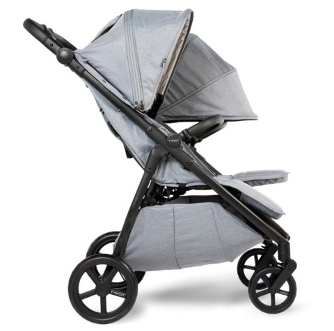 M.Twin x Wózek Bliźniaczy Mast Swiss Design - Glacier Lake, Koła HP, Regulowana Rączka