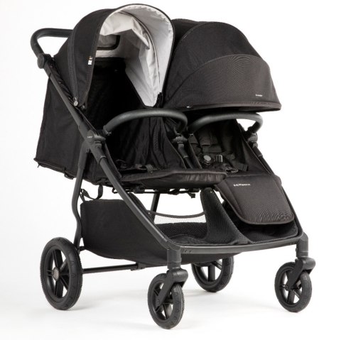 M.Twin x Wózek Bliźniaczy Mast Swiss Design - Onyx (Koła Light)