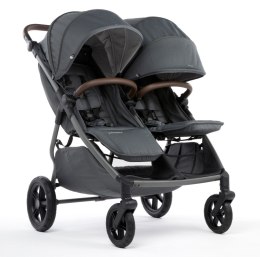 M.Twin x Wózek Bliźniaczy Mast Swiss Design - Volcanic Ash (Koła HP)