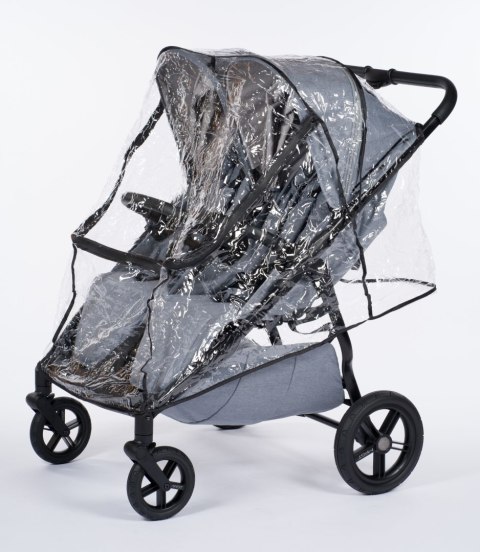 Mast Swiss Design - Folia Podwójna Przeciwdeszczowa M.Twin X do Wózka Bliźniaczego