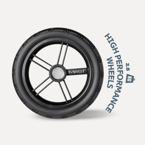 Mast Swiss M4x Plus - Wózek Spacerowy Dark Grey (koła HP High Performance)