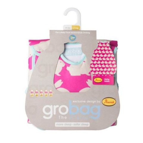 Śpiworek Grobag Anorak Kissing Bunnies - grubość 2,5 tog, Gro Company