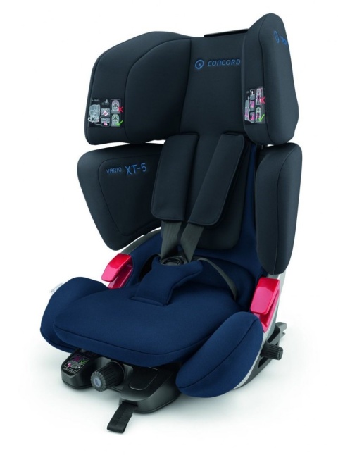 VARIO XT-5 Concord 9-36kg Grupa: I/II/III Wiek: 9 miesięcy do 12 lat - autumn red