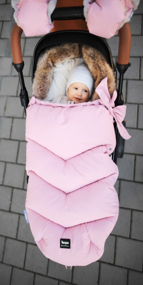 Śpiworek zimowy Fluffy Old Pink