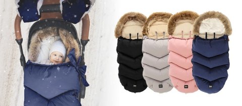 Śpiworek zimowy Fluffy Old Pink