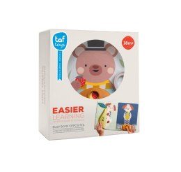 Taf Toys Fantasy Busy Book - Książeczka edukacyjna Przeciwieństwa 18m+ z zamkami, klamerkami i zabawami sensorycznymi