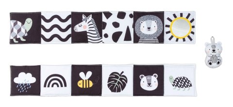 Taf Toys Książeczka Kontrastowa Sensoryczna Czarno-biała - Savannah z Lwiątkiem Libby